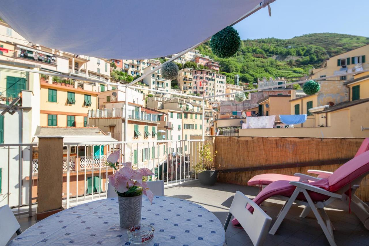 Shanti 1 - Terrace Apartment Riomaggiore Zewnętrze zdjęcie